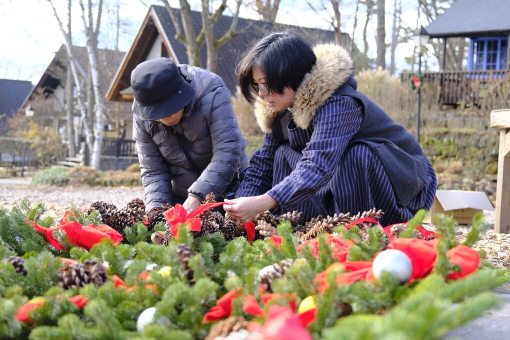 クリスマスオーナメントの制作