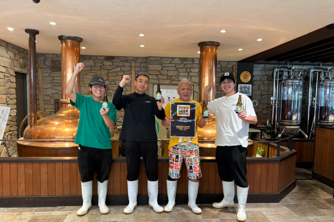 「水出しコーヒーラガー」がWorld Beer Awards 2026で世界一獲得！